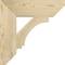 Ekena Millwork Imperial Slat Rough Sawn Bracket, Douglas Fir, 4"W x 16"D x 16"H BKT04X16X16IMP06RDF - alternate 3